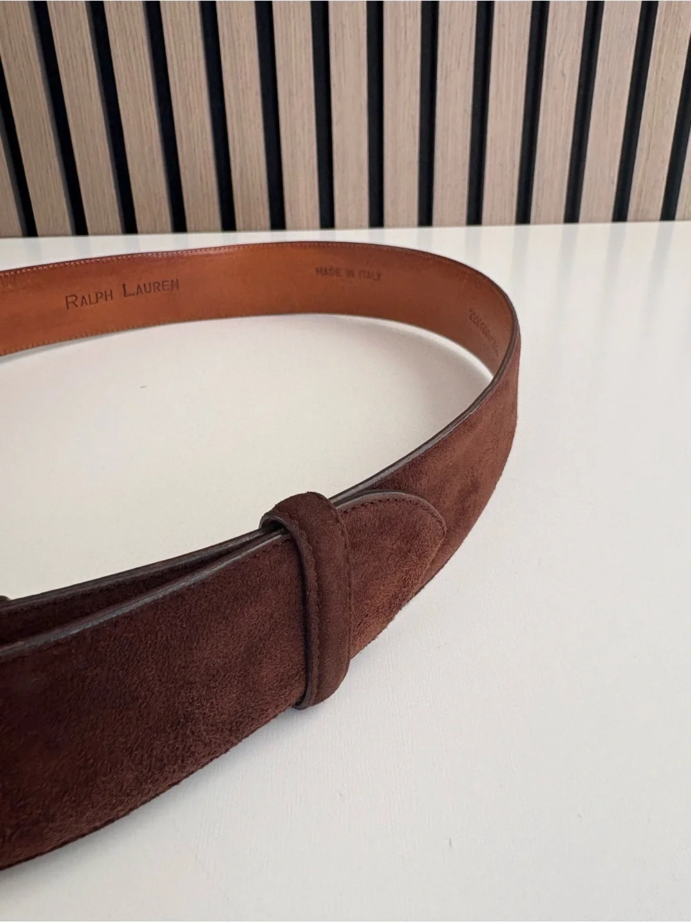 RALPH LAUREN Suede Belt